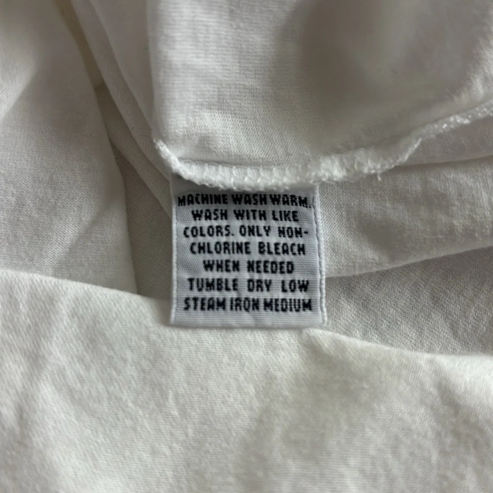 Polo Ralph Lauren Vintage Y2K White Pima Cotton Pocket Polo Shirt Size L